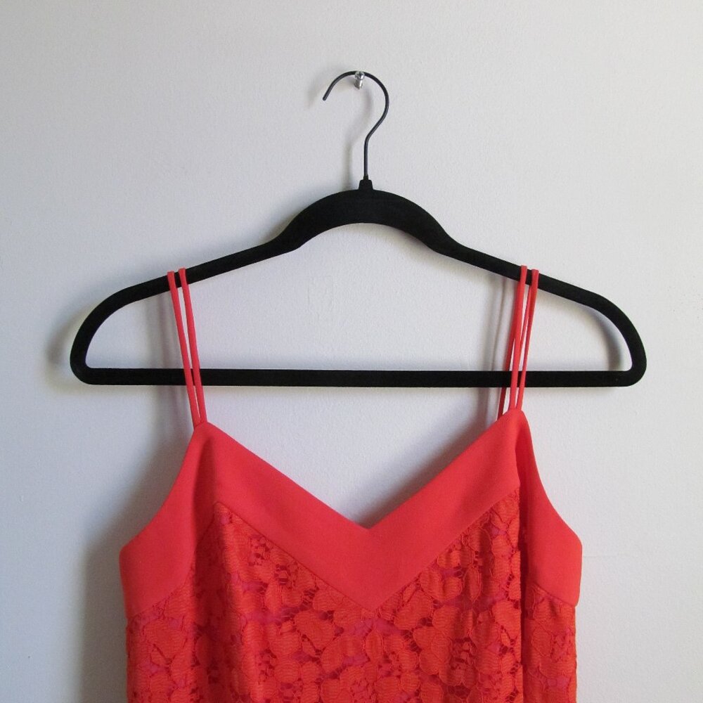 Trina Turk Red Lace Dress – Size S